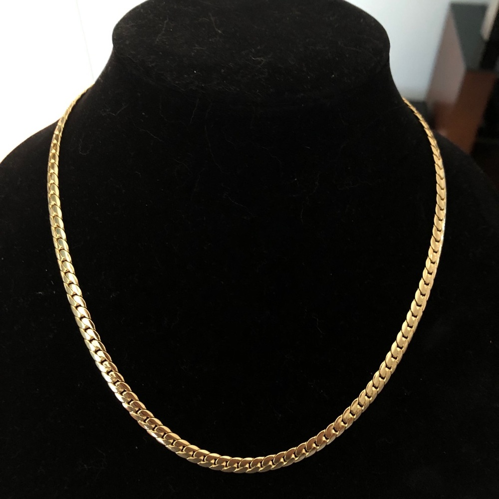 14k gold filled Cuban chain stamped